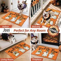 Geister-Halloween Getuftet Moderne Dekorative Türmatte Indoor Gruselige Eingangsmatte Rutschfeste Waschbare Eingangsbereich-Teppiche