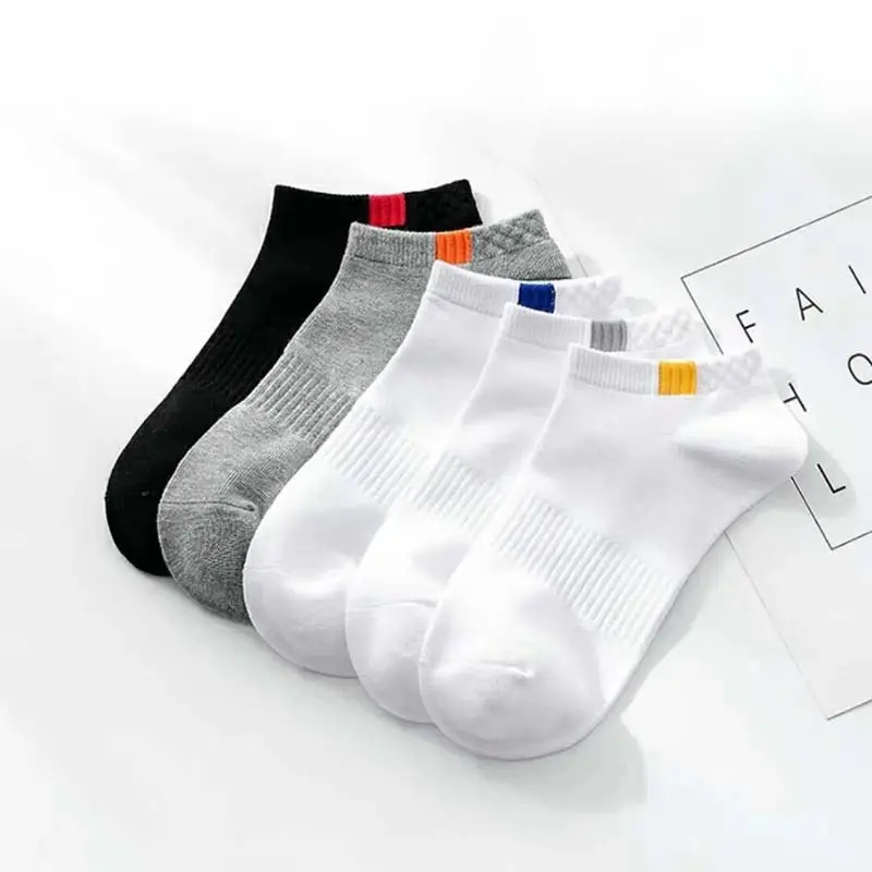 Low Custom Comfortable Breathable Cotton Invisible Ankle Socks for men