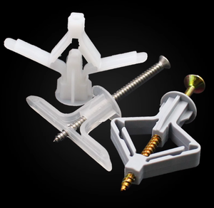 ที่ยึดผนังแบบกลวงสำหรับยิป<span class=keywords><strong>ซั่</strong></span><span class=keywords><strong>ม</strong></span><span class=keywords><strong>ป</strong></span>ลั๊กผีเสื้อพลาสติกผลิตจากจีน - Product Image 1