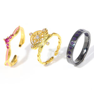 Nuevo estilo Anime Puella Magi Madoka Magica anillo Akemi Homura Tomoe <span class=keywords><strong>Mami</strong></span> Cosplay anillos de Metal - Product Image 1