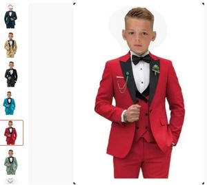 Jas Blazer Single Breasted untuk Pesta Pernikahan, Jas Tuxedo Anak Laki-laki Afrika, Jas Panjang dengan Celana, Pakaian Formal Anak untuk Pesta-Baju Jas untuk Anak-anak - Product Image 4