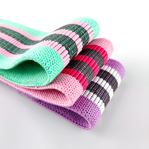 Fascia elastica in corda elastica 3 pezzi Set fasce elastiche per <span class=keywords><strong>esercizi</strong></span> con bottino dell'anca in tessuto elasticizzato in cotone resistente - Product Image 6