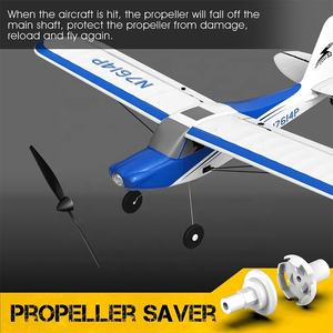 VolantexRC azul 2,4G eléctrico 4CH con alerón 500mm envergadura principiante Control remoto RC Sport Cub Avión de juguete para aficionados - Product Image 5