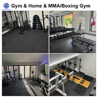 LINYIQUEEN REACH-konforme Multifunktions-Gummimatte für Heimfitness, Gewichtheben, Kommerzielles Fitness-Training & Boxring