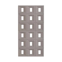 Panneau 3D en PU imitation béton, grille décorative ajourée, écran de séparation, carrelage mural 1200x600