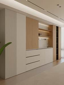 ארונות תצוגה מעץ בעיצוב אישי, עיצוב מודרני לחדר אוכל, ארון בר פינתי - Product Image 2