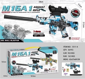 Pistolet à gel électrique Mutant M16A1 semi-automatique à piles pour garçons de 14 ans et plus - Product Image 3