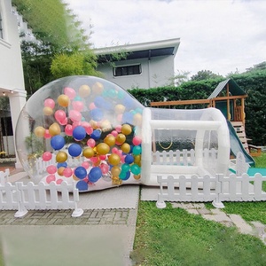 Dnl trong suốt PVC Inflatable mái vòm Lều rõ ràng Bong Bóng nhà bị trả lại cho trẻ em Lodge Đảng cho thuê trẻ em 'chơi lều - Product Image 1
