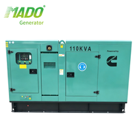 Groupe électrogène insonorisé Cummings 100kVA 110kVA 125kVA 150kVA 200kVA 300kVA 400kVA 500kVA Stamford Leroy-Somer ATS Triphasé 4