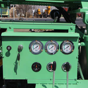 Foreuse pneumatique diesel sur chenilles <span class=keywords><strong>pour</strong></span> <span class=keywords><strong>puits</strong></span> d'eau, avec moteur et pompe, profondeur max. 200 m <span class=keywords><strong>pour</strong></span> forages profonds - Product Image 6