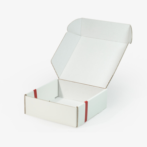 Caja de Envío Navideña Blanca Corrugada con Logotipo Personalizado en Color, MOQ Bajo - Product Image 3