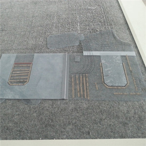 Tùy chỉnh kích thước PVC Vinyl alignment templates nhựa may templates cho may mặc mô hình - Product Image 3