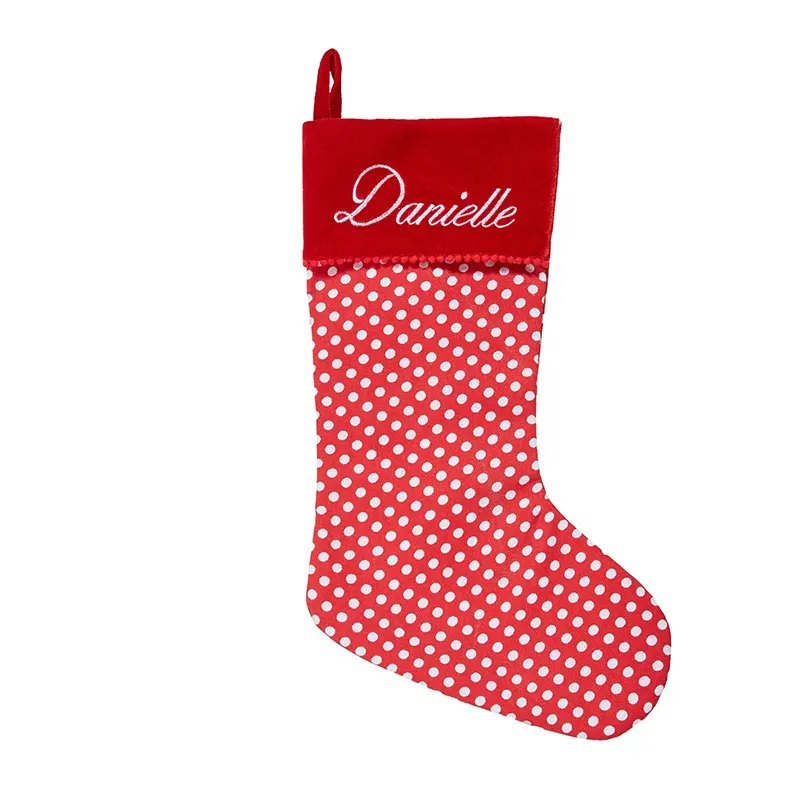 Noel çorap çocuk hediyeler depolama çorap şeker çantası kişiselleştirilmiş çorap noel dekorasyon