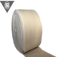 Personnalisé de haute qualité poisson soie ceinture élargie bande élastique polyester rayure sangle pour bricolage couture Crochet techniques