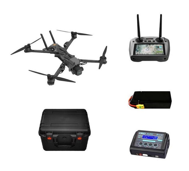 All-in-one 10inch X Class FPV Drone Full Accessories Remote Control Charger Battery Thermal Camera Industrial FPV Quadcopter