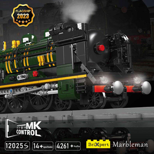 Mould King 12025S 4261 Uds <span class=keywords><strong>tren</strong></span> Serie RC Orient Express <span class=keywords><strong>tren</strong></span> modelo <span class=keywords><strong>de</strong></span> bloques <span class=keywords><strong>de</strong></span> construcción juguetes educativos técnicos regalo <span class=keywords><strong>de</strong></span> Festival - Product Image 2