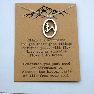Collar de montaña I must go, joyería de aventura - Product Image 4