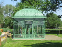 Serre en verre en acier galvanisé à chaud toutes saisons, pour jardin, usage domestique, design moderne, hydroponique, facile à assembler