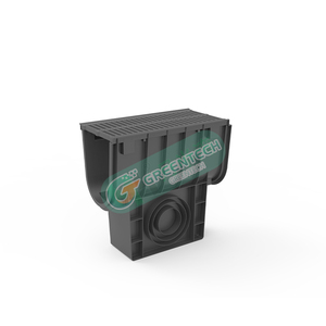 Tappo Terminale per Canale di Drenaggio in HDPE Anti-Corrosione 200x250, Resistente ai Raggi UV, per Esterni - Product Image 3