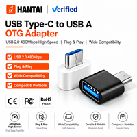 Adaptateur USB-C vers USB 2.0 avec protection OTP pour ordinateur portable et téléphone portable, compatible avec MacBook Pro 2020/19 iMac 2021