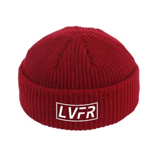 Pêcheur Pêcheurs Personnalisé Brodé Fisher Man Hommes Tricoté Crâne Scull Skully Casquettes D'hiver Chapeaux Muts Bonnet Bonnets pour Hommes - Product Image 3