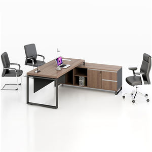 โต๊ะทำงานผู้บริหารระดับสูง ดีไซน์หรูหราทันสมัย แบบโมดูลาร์  วัสดุไม้  แข็งแรง ทนทาน  ยี่ห้อ Jmonth ได้รับการรับรองมาตรฐาน ISO - Product Image 4