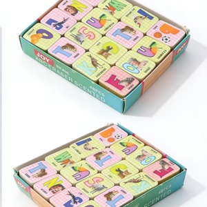Útiles Escolares al por Mayor, Borrador Rectangular Bonito con Letras para Niños, Juego de Borradores Grandes de TPR de Colores, Artículos de Papelería para Oficina - Product Image 6