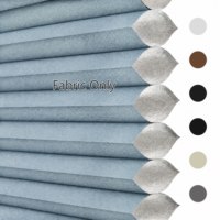 [Uniquement Tissu] Grand Choix Décoration Tissu Occultant pour Stores et Volets Alvéolaires Télécommandés pour Fenêtre