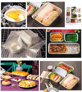 Bandeja para Hornear Desechable de Grado Alimenticio TB81, Disco Elíptico Mediano de 1800 ml, Bandeja de Papel de Aluminio Resistente para Catering de Eventos - Product Image 5