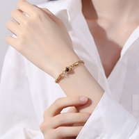 Vente en gros Bijouterie fine Cadeau personnalisé Cuivre Laiton Photo Projection Bracelet Femme Bijoux Bracelet