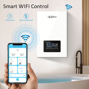 Meilleur prix chaudière électrique chaude maison et salle de bain 12kw contrôle intelligent WiFi mural pour le chauffage et l'eau chaude domestique - Product Image 3