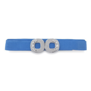 Ceinture élastique en PP avec boucle latérale carrée en métal de 5 cm de large, 75-80 cm, ceinture de mode - Product Image 2