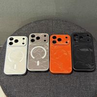 Coque de protection intégrale antichoc magnétique pour iPhone 17 Pro Max avec grande fenêtre de protection pour iPhone 17