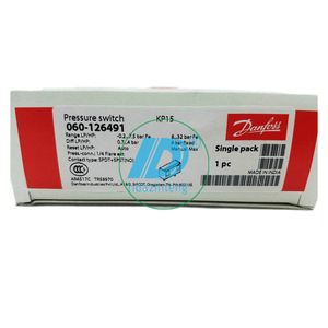 Contrôleur de pression Danfoss KP5 haute pression KP1 basse pression, unité unique, plage de mesure 50 bars, température et pression - Product Image 3