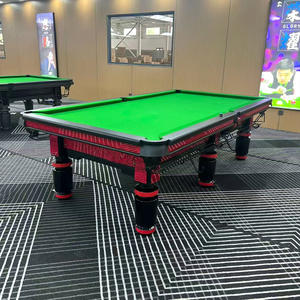 โต๊ะบิลเลียดไม้จริงหินอ่อนขนาด 9 ฟุต ราคาโรงงาน ขาย - Product Image 4
