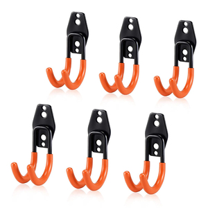 Crochets <span class=keywords><strong>de</strong></span> rangement robustes antidérapants <span class=keywords><strong>pour</strong></span> garage, abri, pelle, échelle métallique, <span class=keywords><strong>outils</strong></span> <span class=keywords><strong>de</strong></span> <span class=keywords><strong>jardin</strong></span>, grands crochets <span class=keywords><strong>de</strong></span> garage <span class=keywords><strong>pour</strong></span> suspendre des vélos - Product Image 1