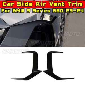 Car Side Bumper Air Intake Vent <b>Splitter</b> Accessories For BMW 5 Series G60 2023-2024 Bumper <b>Splitter</b> Cover Air Vent Trim Body Kit - Product Image 2