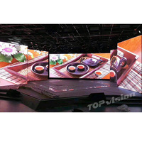 Layar LED Modular TOPvision 500x500 500x1000 untuk Sewa Indoor Outdoor, Layar Panggung untuk Seminar Perusahaan, Acara Summit