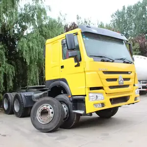 Camions Howo d'occasion 10 roues en bon état marque chinoise Sinotruk camion tracteur d'occasion 6x4 375HP bon marché pour l'Afrique prix bas