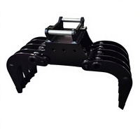 Pince forestière hydraulique robuste SLN 5-8 tonnes pour excavatrice, attache haute résistance pour démolition et travaux forestiers