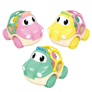 <span class=keywords><strong>Bonitos</strong></span> de <span class=keywords><strong>dibujos</strong></span> animados suave juguete de goma apaciguar mano de fricción de plástico bebé campana de coche sonajero juguete - Product Image 1