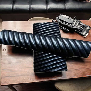 Poignée de couteau en corne de buffle polie traditionnelle élégante de haute qualité artisanat naturel écologique assiettes en corne de Style amour - Product Image 4