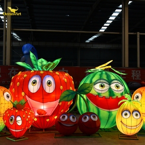 โคมไฟไหม LED สีสันสดใส กันน้ำ ทำมือ สำหรับเทศกาลฮาโลวีน  สามารถปรับแต่งสีและขนาดได้ เหมาะสำหรับตกแต่งเมืองในเทศกาล - Product Image 5