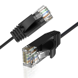 สายแพทช์อีเธอร์เน็ต Cat6A UTP แบบบางพิเศษจากโรงงาน OEM ขนาด 32AWG ทองแดงเปลือย RJ45 สายแลนเน็ตเวิร์ก ความยาวตามสั่ง ปลอกหุ้ม PVC - Product Image 6
