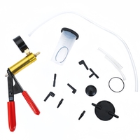 Pompe à vide manuelle portative CiHOO 2-en-1, purgeur de liquide de frein, pistolet d'inflation, kit d'outils de réparation automobile CIHZX01