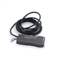 Capteur à fibre optique numérique KRONZ, LED rouge 630 nm avec sortie NPN/PNP, réponse rapide 50, 12-24 VDC pour détection de précision