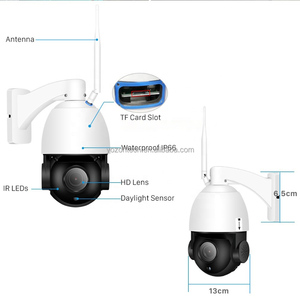 Cámara Wifi CamHi de 4.5 Pulgadas con Domo Metálico, 1080P, SONY307, Cámara PTZ de 360° con Seguimiento Humano, Audio Bidireccional, Motorizada de 4.7-94MM, Zoom 30X - Product Image 2