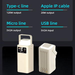 Chargeur portable 30000mAh PD 22.5W à charge rapide, <span class=keywords><strong>batterie</strong></span> <span class=keywords><strong>externe</strong></span>, bloc d'alimentation LED pour <span class=keywords><strong>iPhone</strong></span> 16 15 14 <span class=keywords><strong>13</strong></span> 12 PowerBanks - Product Image 3