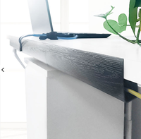 J Channel Cable Management Raceway Channels Cord Hider et Wire Organizer Kit pour bureau, bureau et cuisine