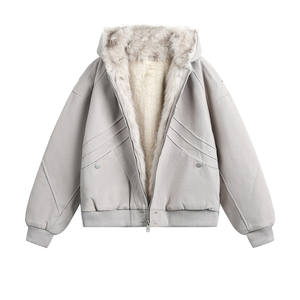 Blouson matelassé à capuche zippé <span class=keywords><strong>Condor</strong></span> Eagle Hiver 2026 en nylon/coton, coupe classique, vêtement de travail, uni, brodé, épaissi, unisexe - Product Image 1